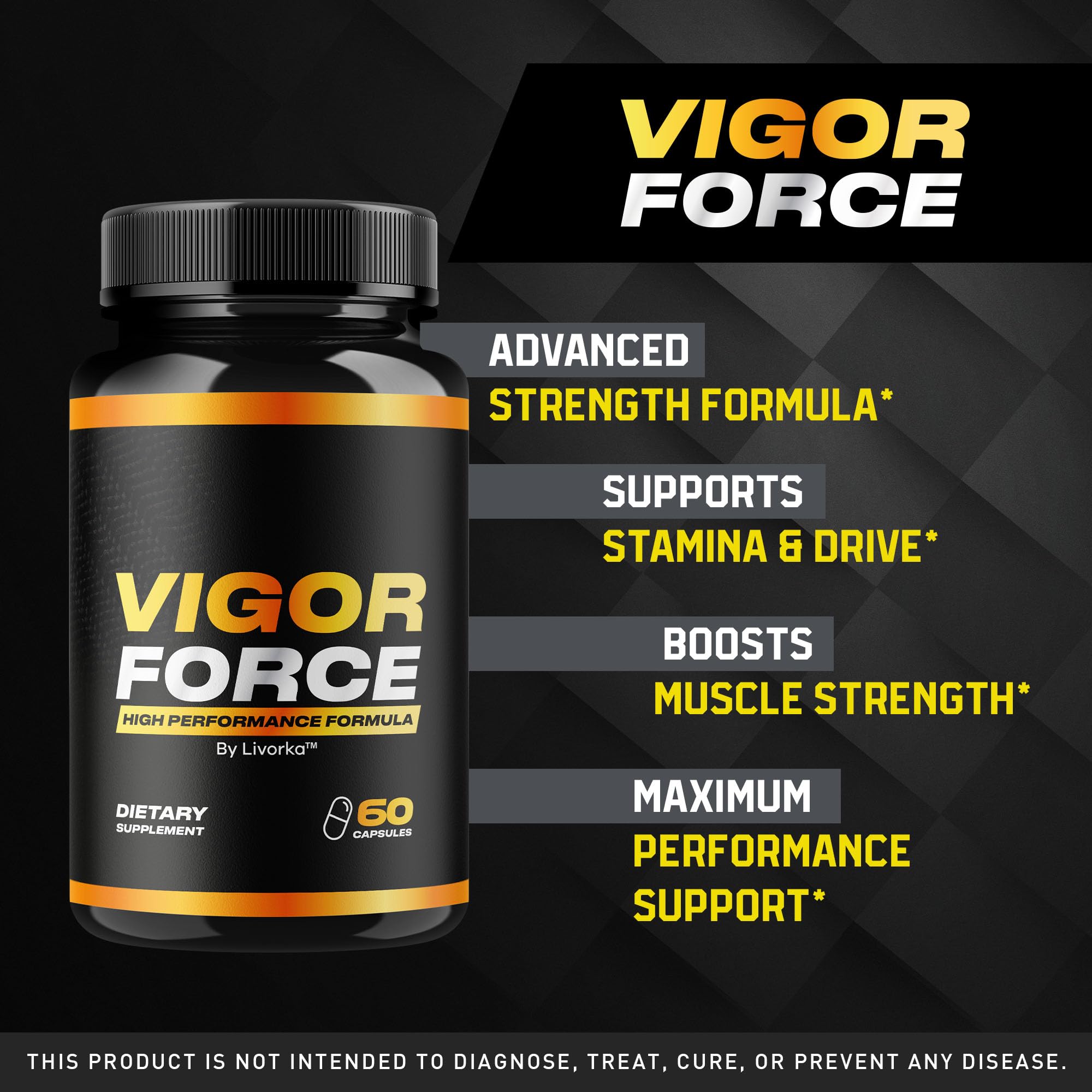 Three-pack Vigor Force bottles - back view