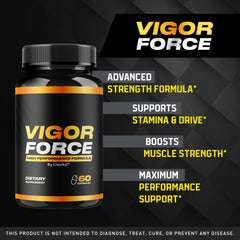 Three-pack Vigor Force bottles - back view