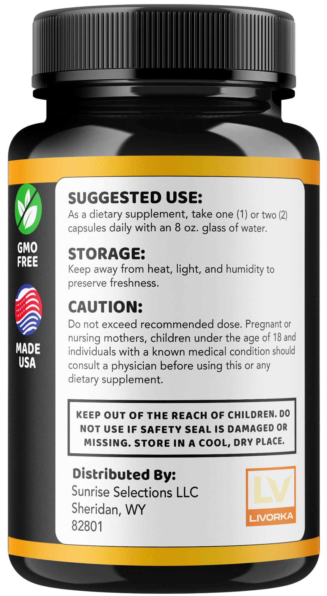 Vigor Force packaging and box