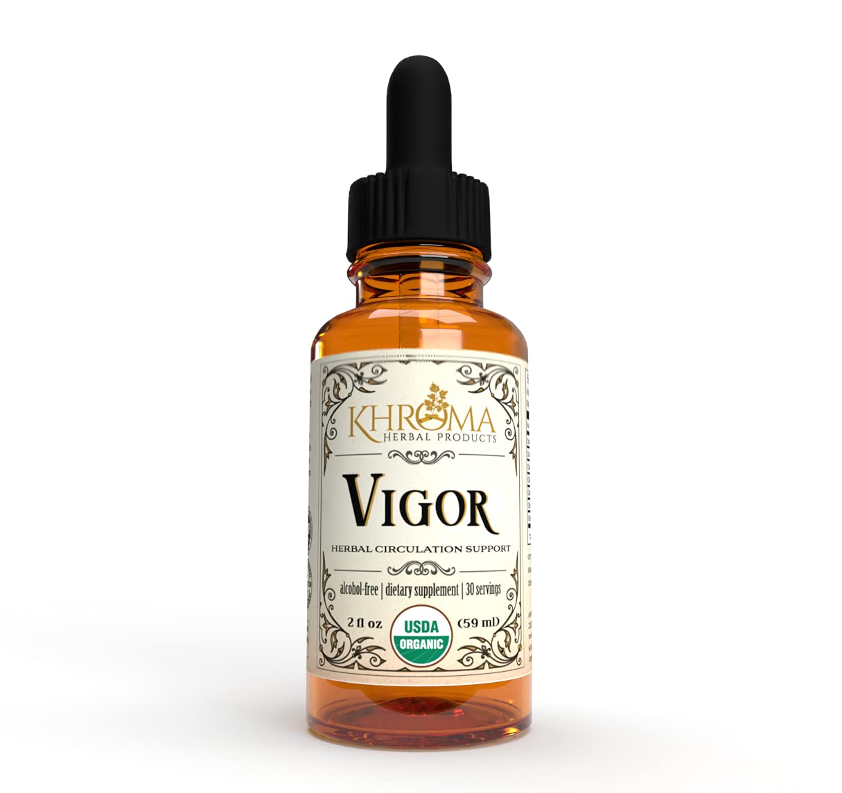 Vigor Organic Circulation Complex 2 oz liquid bottle