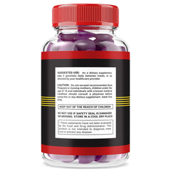 VigorLong Gummies for Men label detail