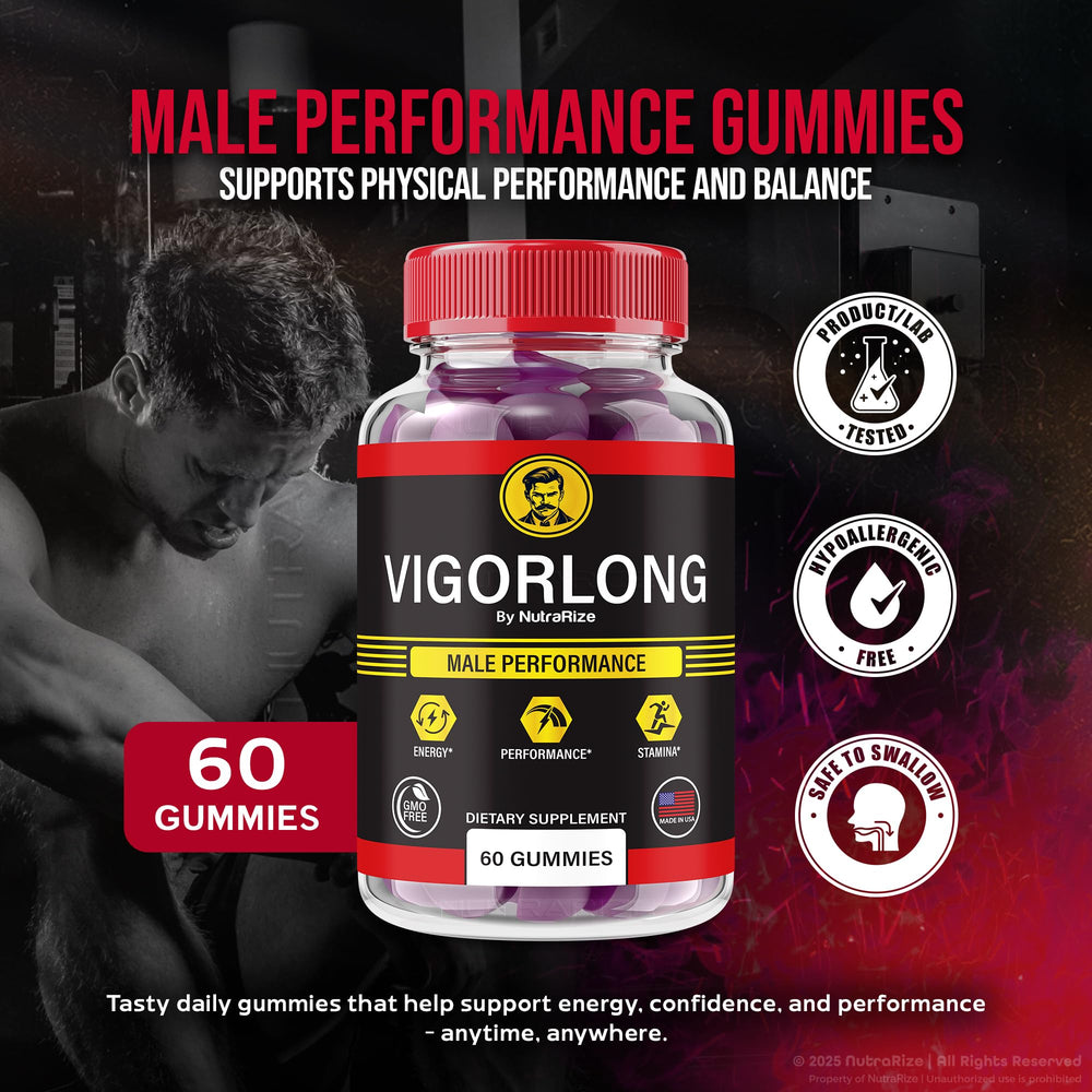2-pack packaging shot of VigorLong Gummies for Men