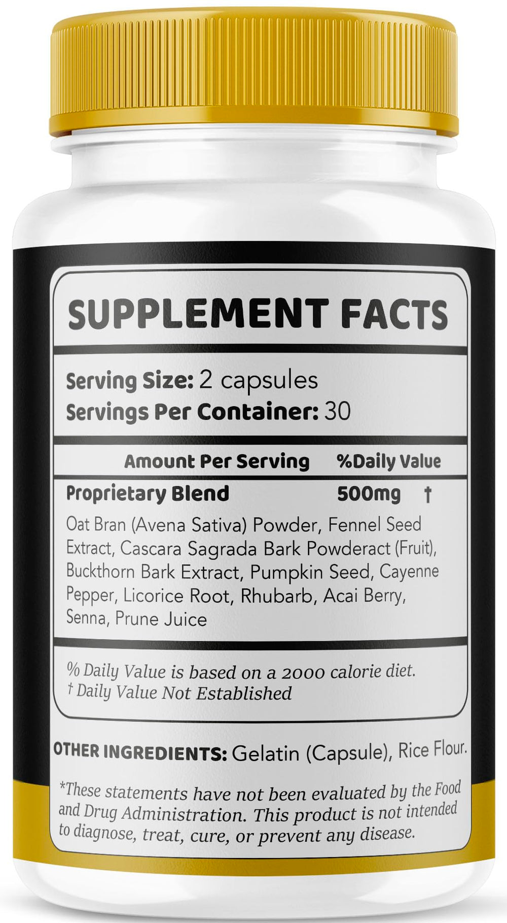 Close-up of Vigortrix label with product details