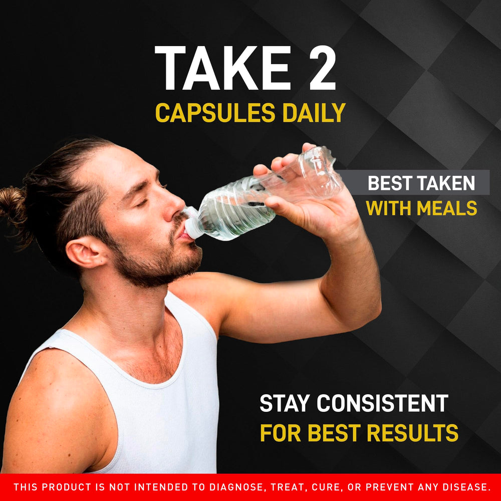 Vigortrix 60 capsules bottle close-up label