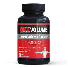 VigRX Max Volume bottle on a white background
