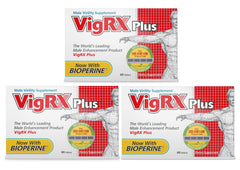VigRX Plus daily supplement 3-pack – bottle set