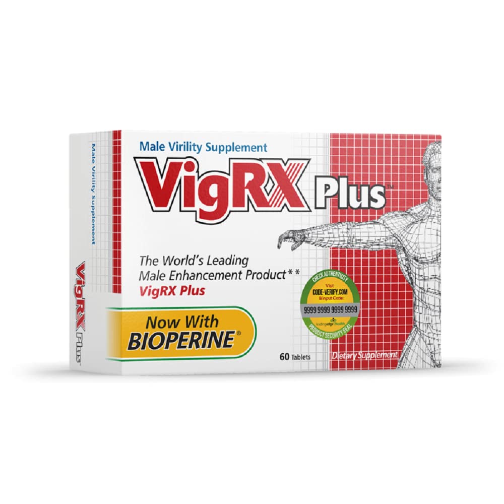 VigRX Plus Daily Supplement Tablets bottle label close-up