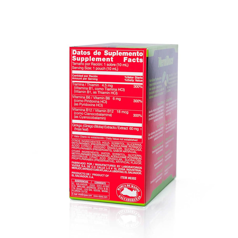 Packaging packshot of Vijosa Laboratorios Campolon Energy B Vitamin Pouches