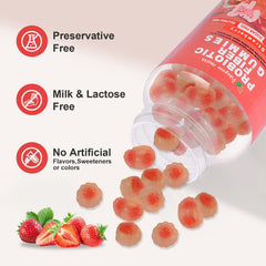Close-up of Vikaywoo Probiotic Fiber Gummies texture