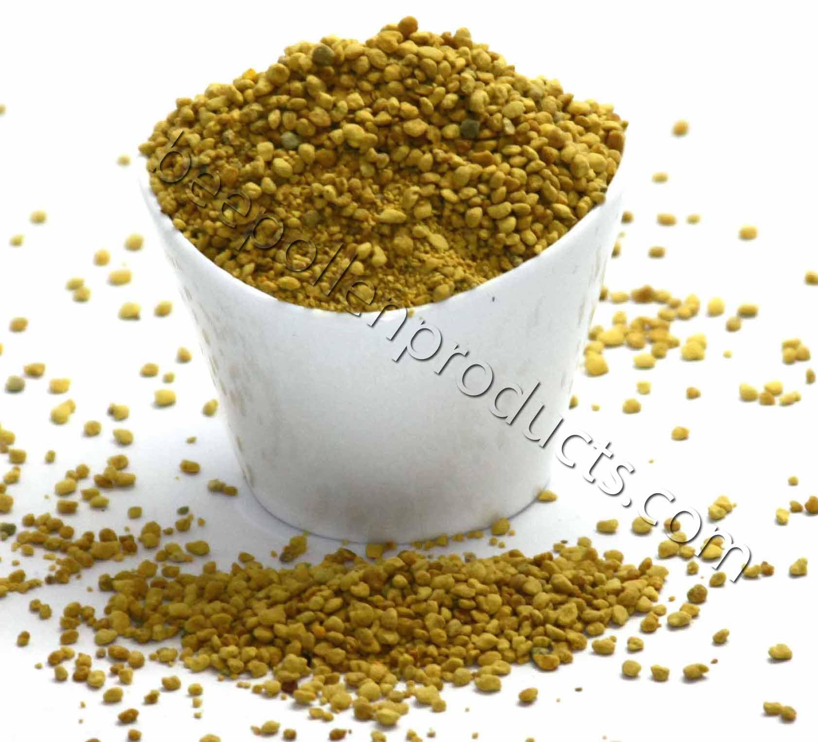 Vilmark Bee Pollen granules in a 2 lb bag; natural yellow color.