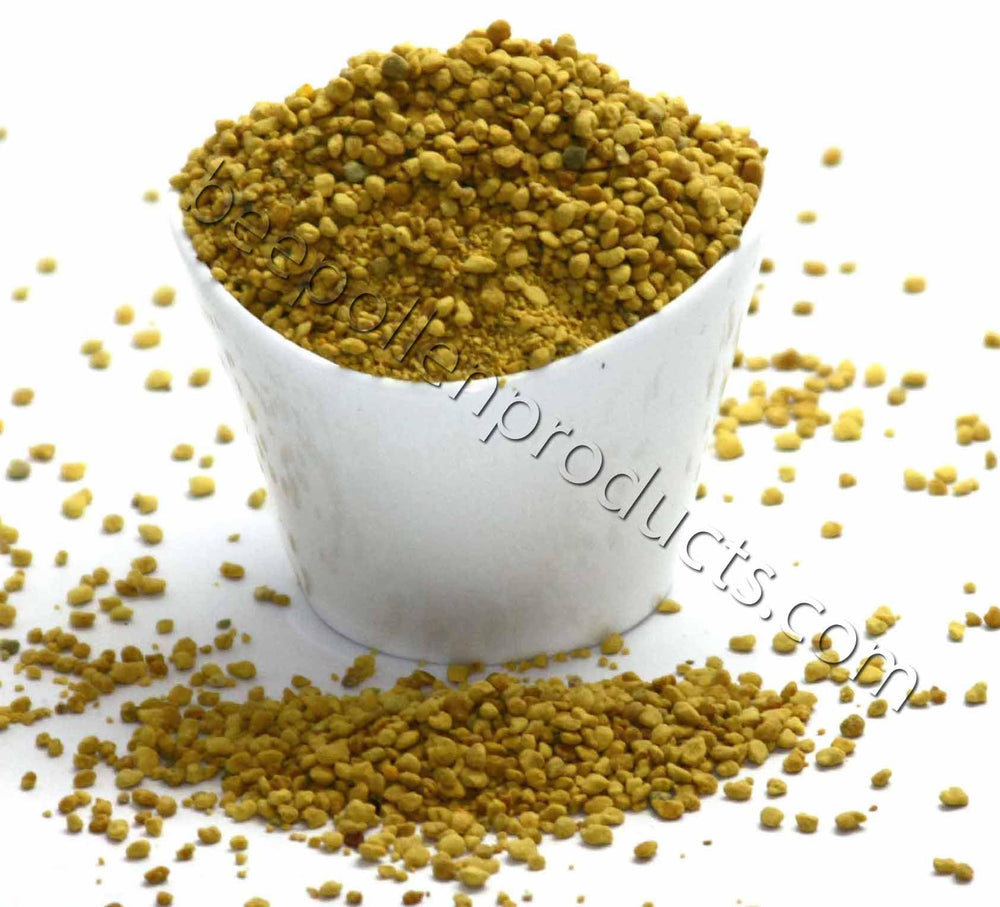 Vilmark Bee Pollen granules in a 2 lb bag; natural yellow color.