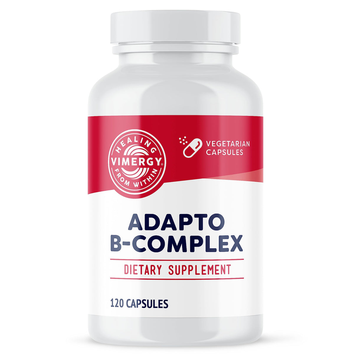 Vimergy Adapto-B Complex bottle on countertop