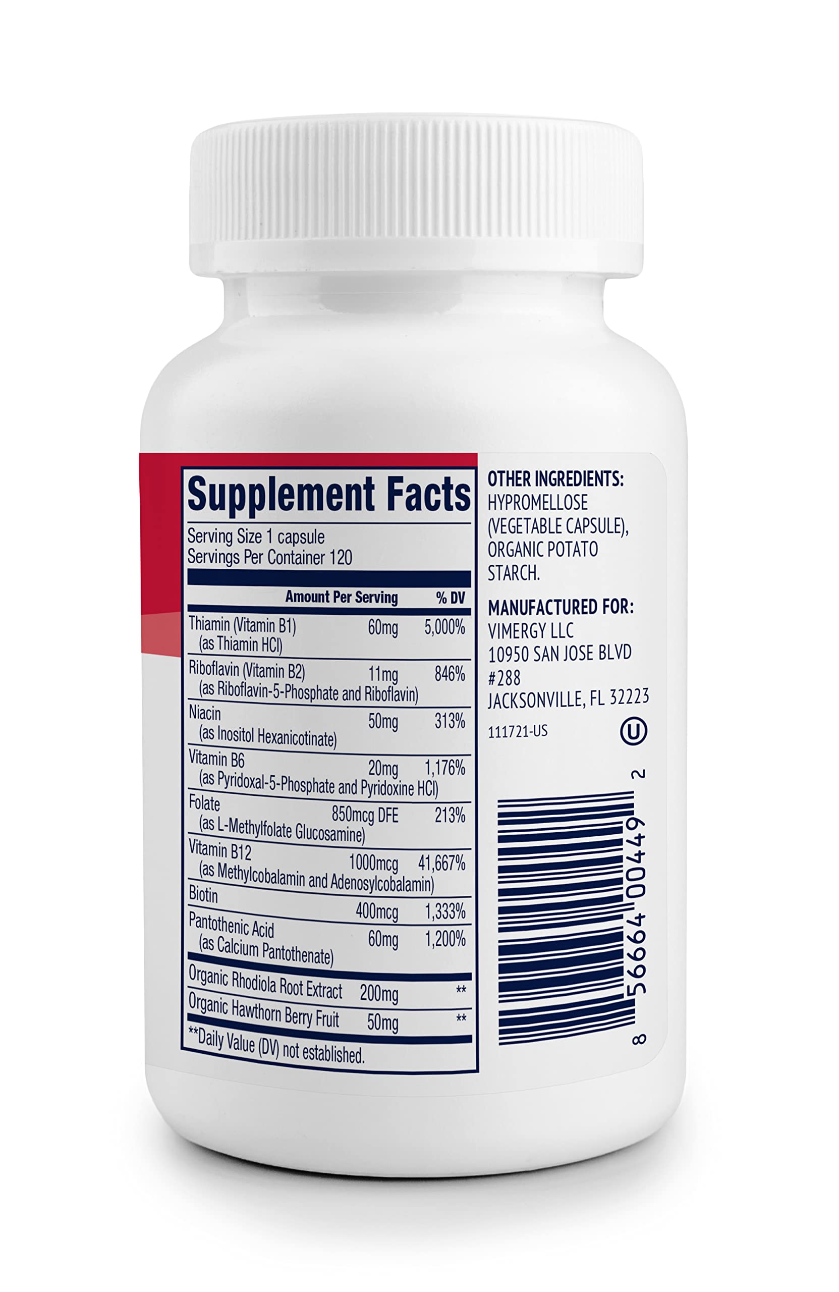 Capsules of Adapto-B Complex poured on a spoon