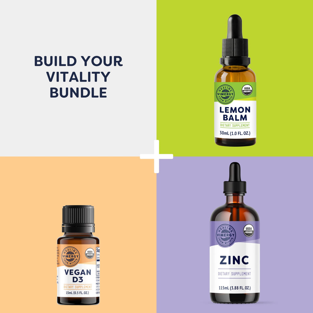 Packaging highlighting organic, non-GMO, USDA label and CGMP USA facility