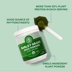 Ingredients: 100% barley grass juice powder