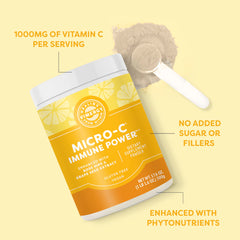 Scoop of Vimergy Micro-C Immune Power powder