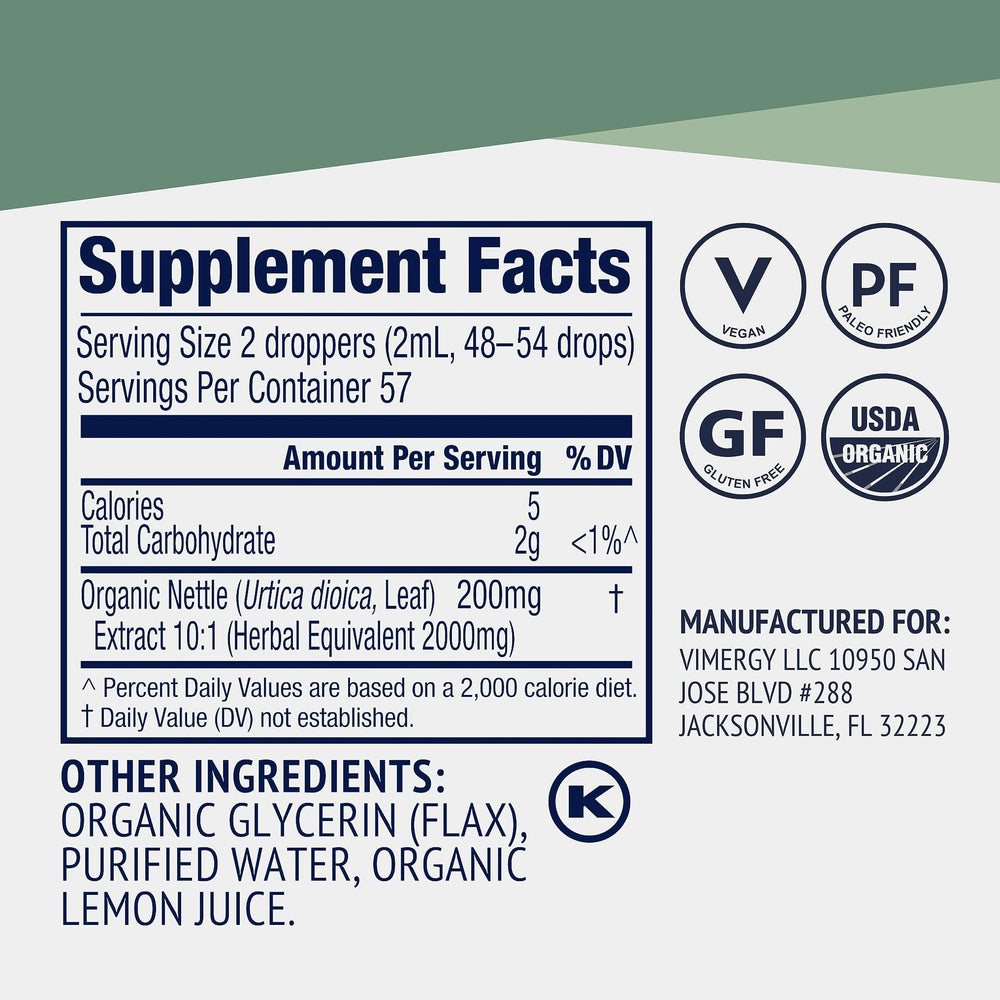 Illustration of nettle supporting bone health