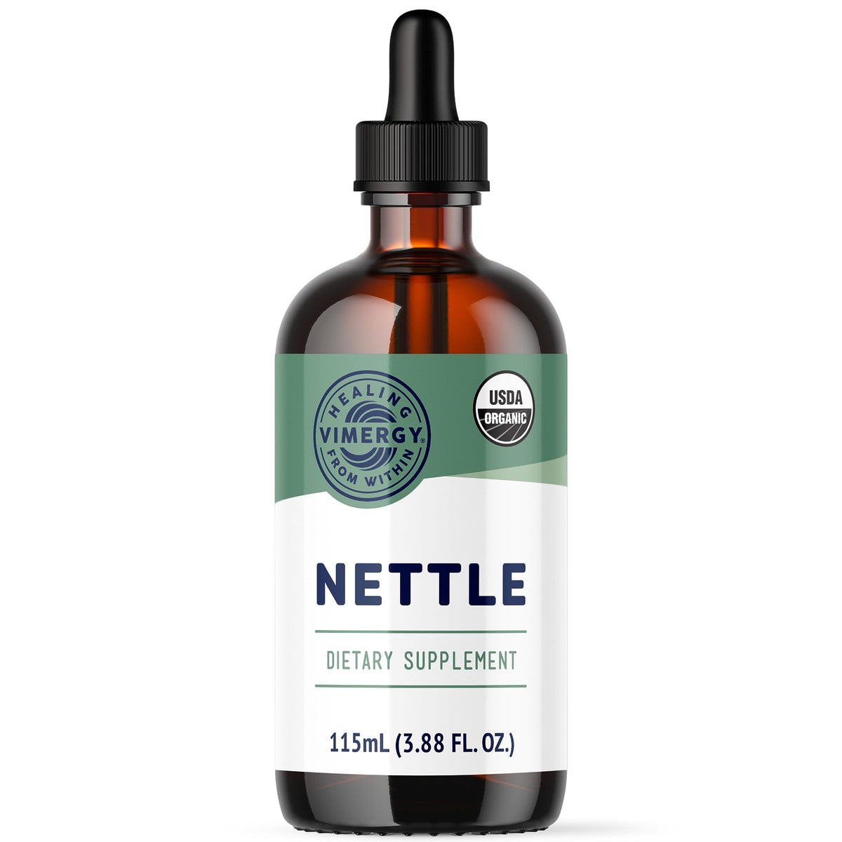 Vimergy Nettle liquid bottle front 115 mL