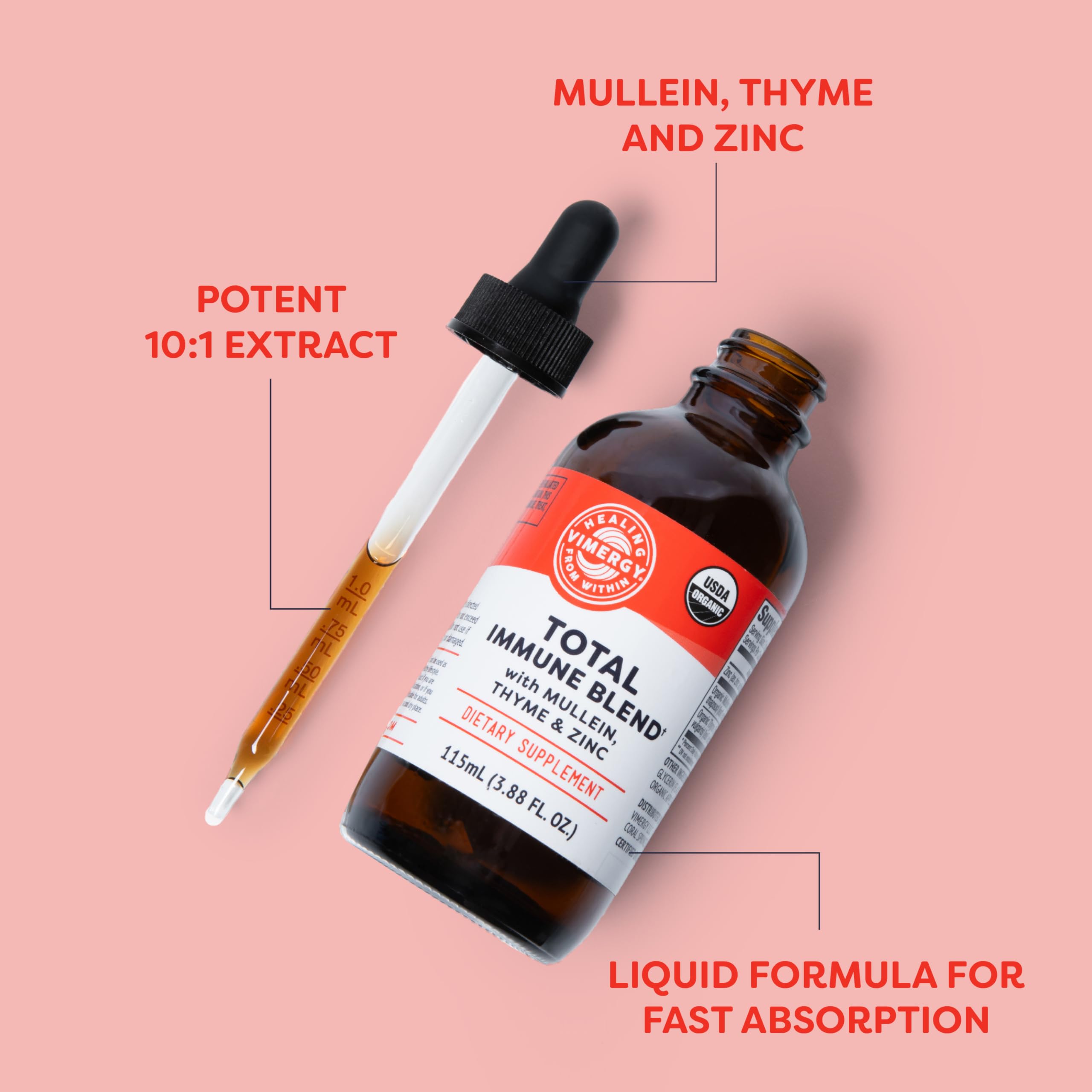 Vimergy Total Immune Blend Liquid packaging photo