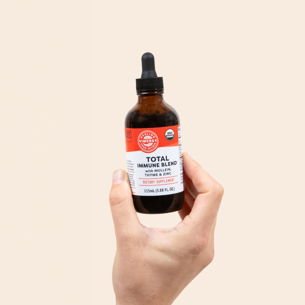 Key ingredients zinc thyme mullein in Vimergy Total Immune Blend