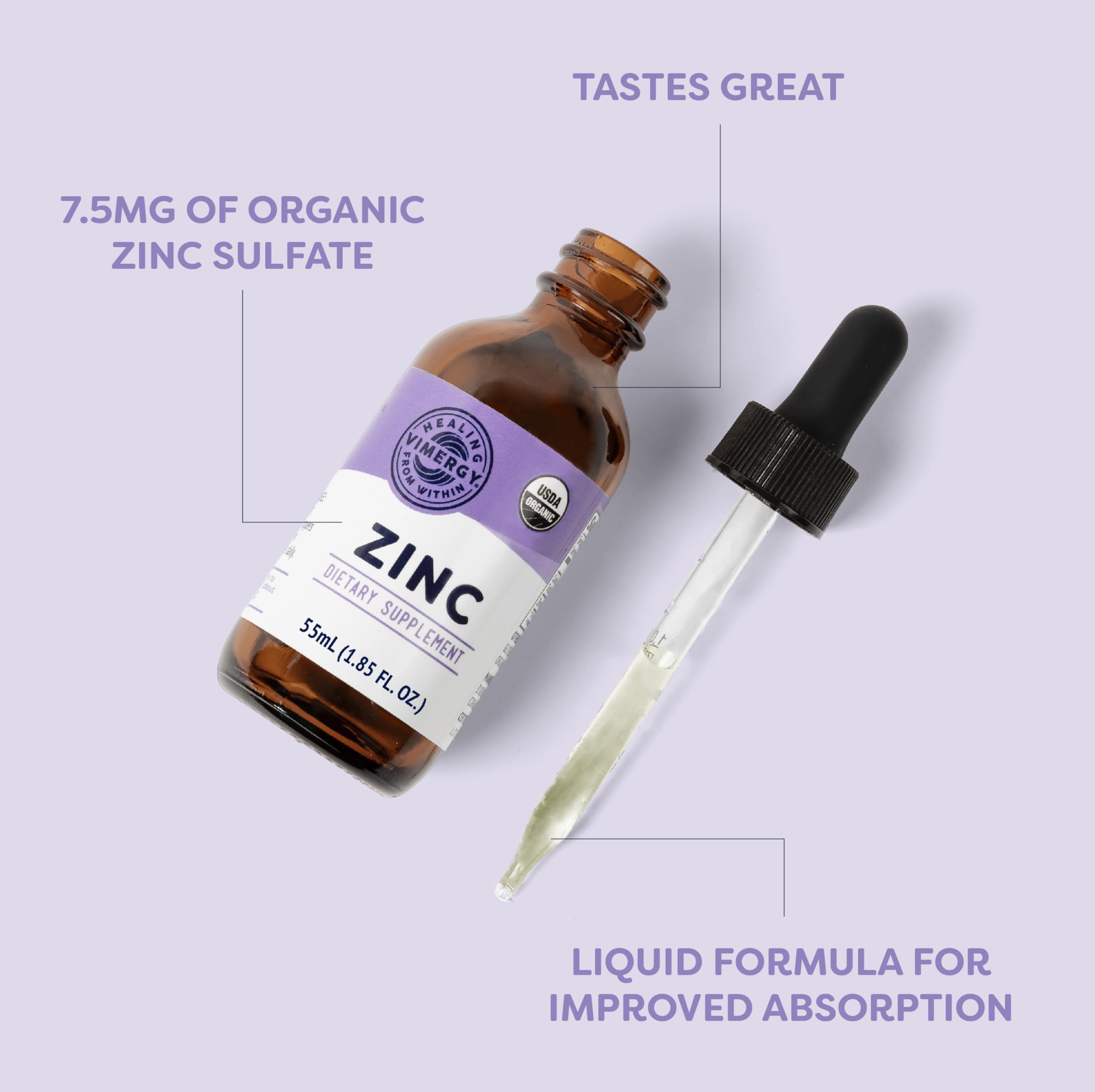 Liquid zinc being added to a glass of water