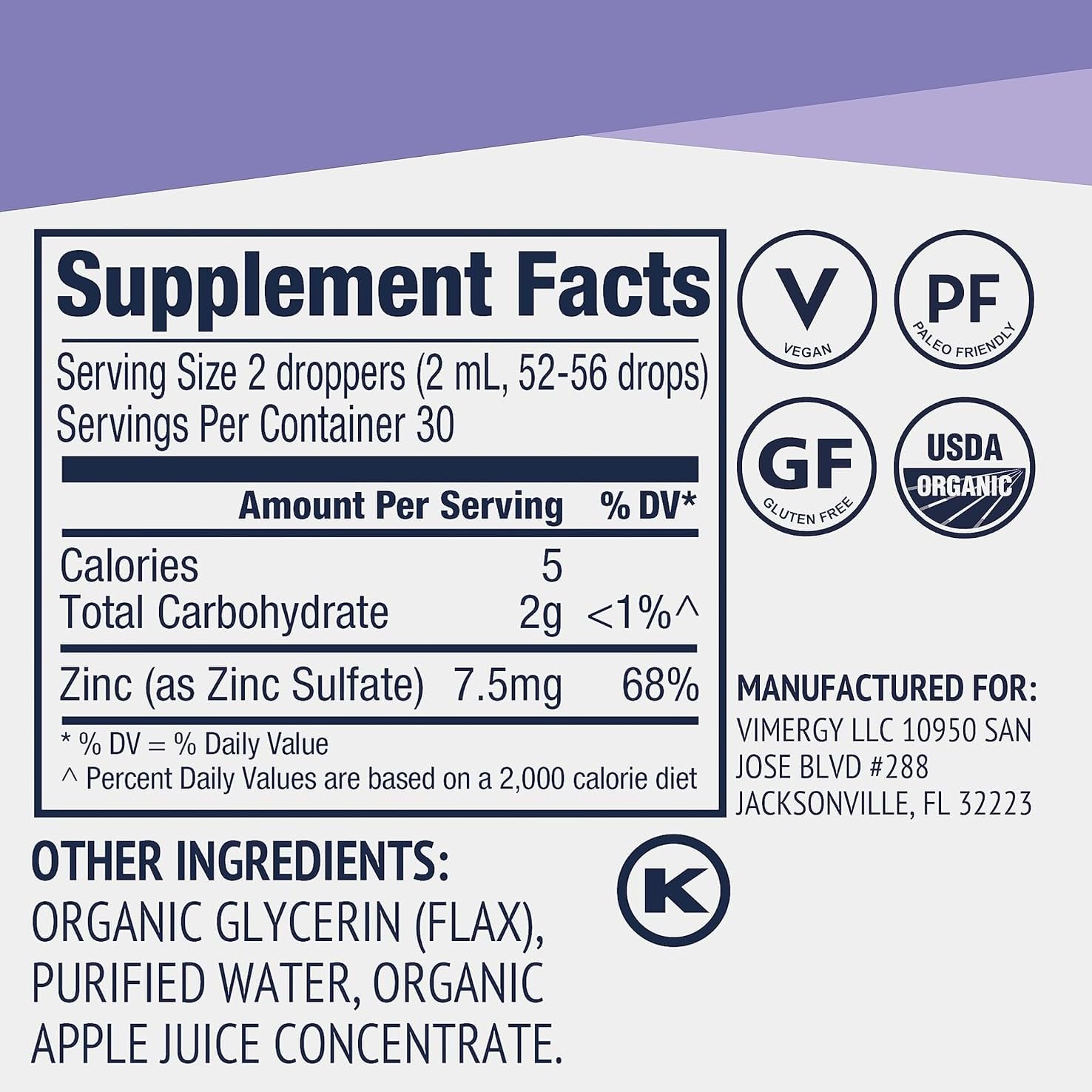 Close-up of zinc liquid droplets