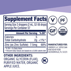 Illustration of Vimergy Zinc supporting immune health, bones, and skin
