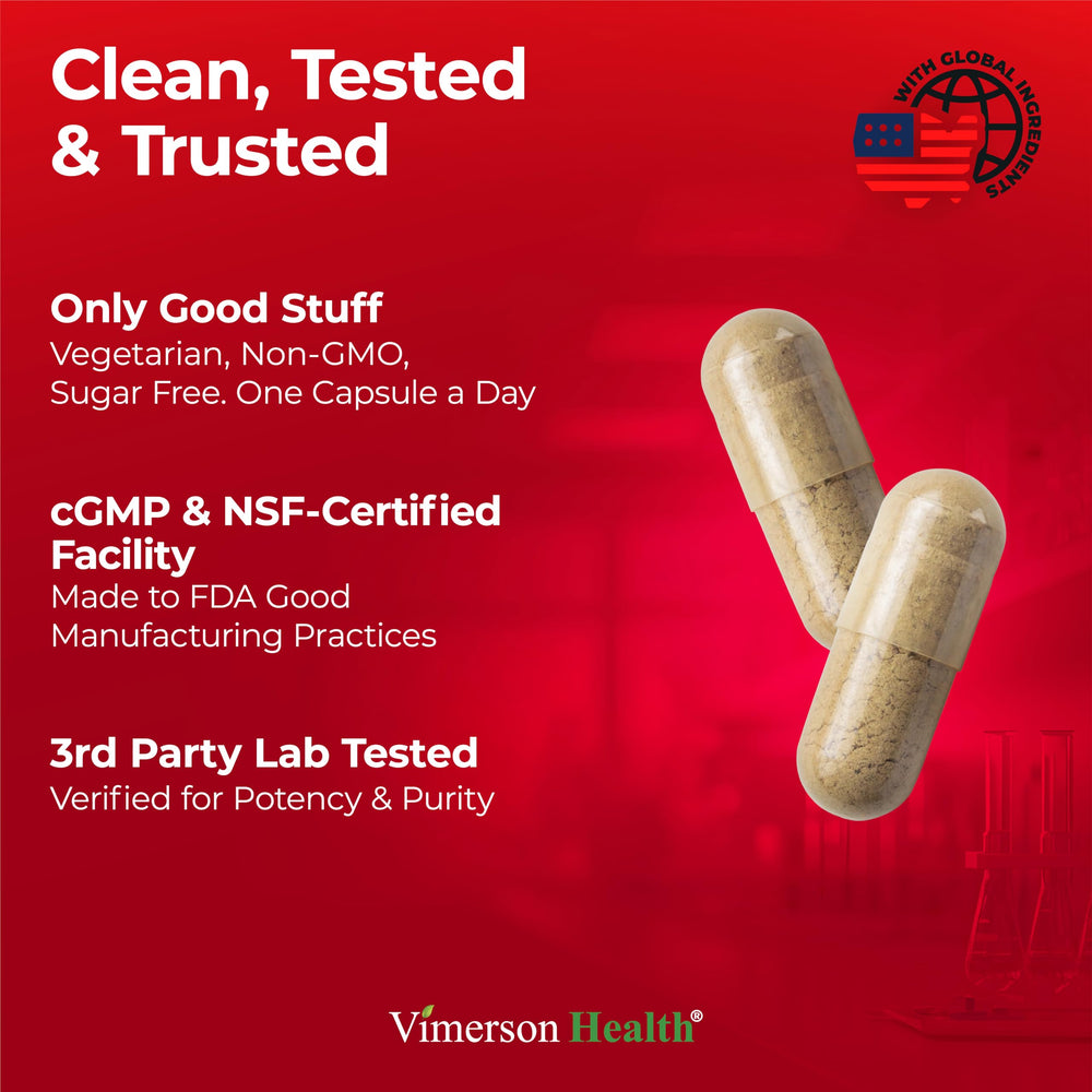 Active man takes Vimerson Longjack before workout for sustained drive.