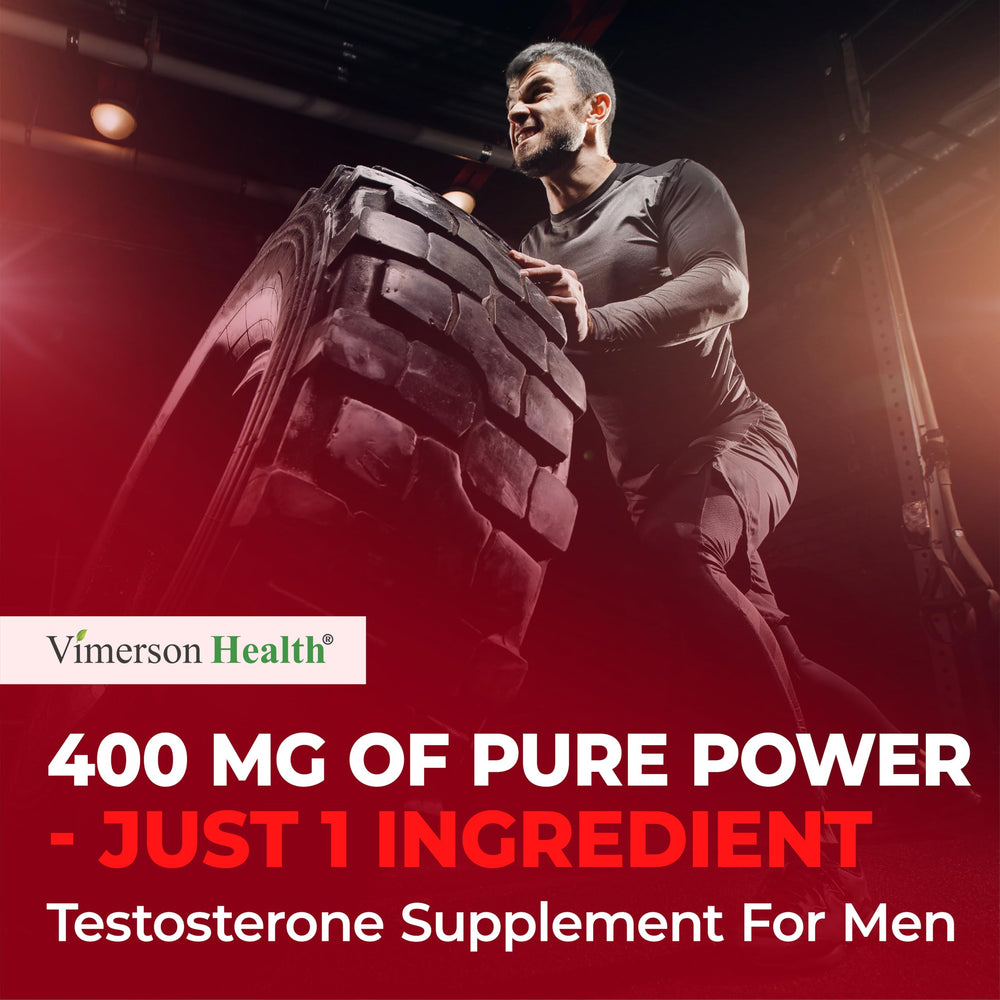 Daily-use capsule from Vimerson Health supports energy, vitality, and overall male wellness.