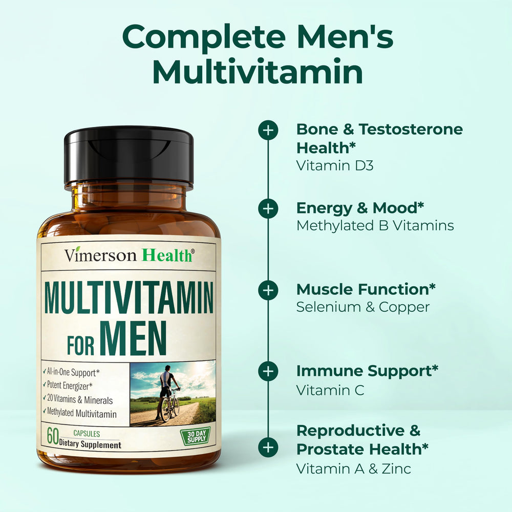 Packaging box emphasizing comprehensive blend for energy, immunity, and bone support