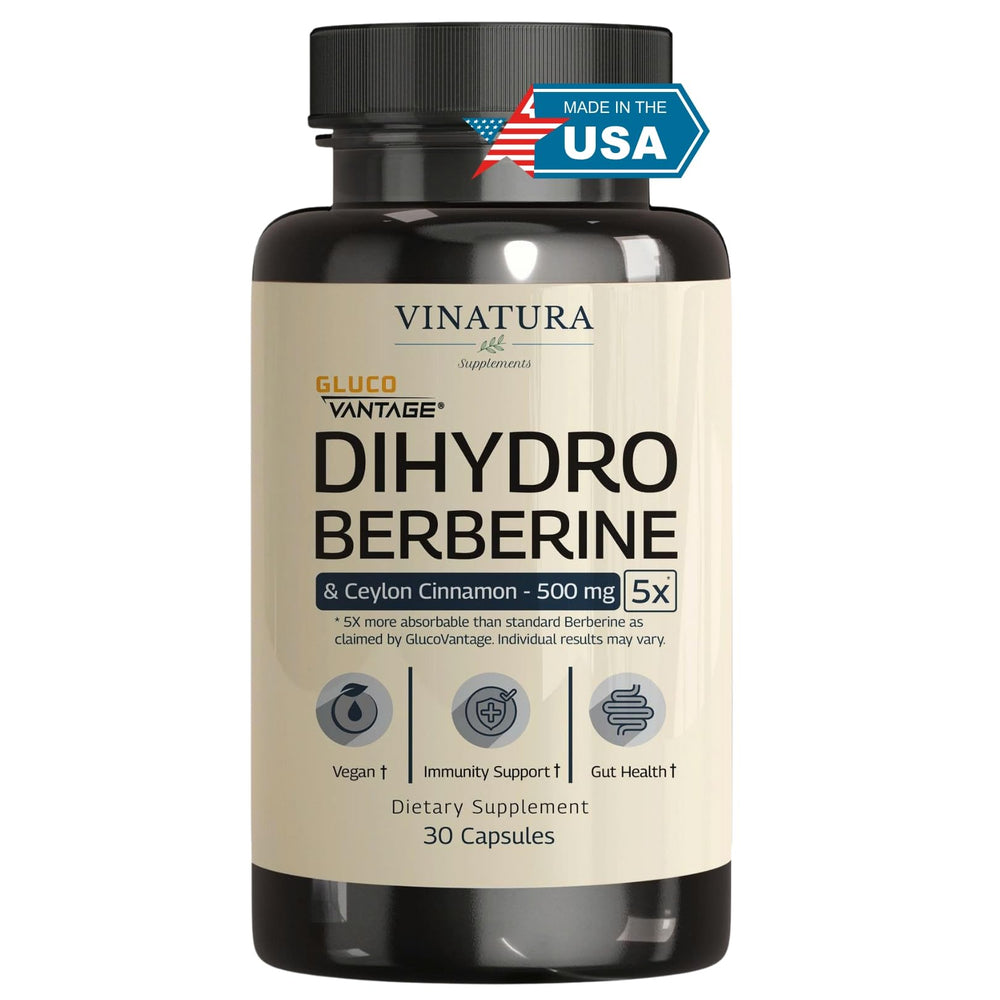 VINATURA Dihydroberberine Cinnamon bottle
