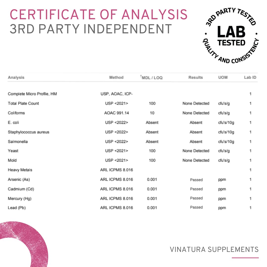 Woman with healthy hair and clear skin beside the bottle