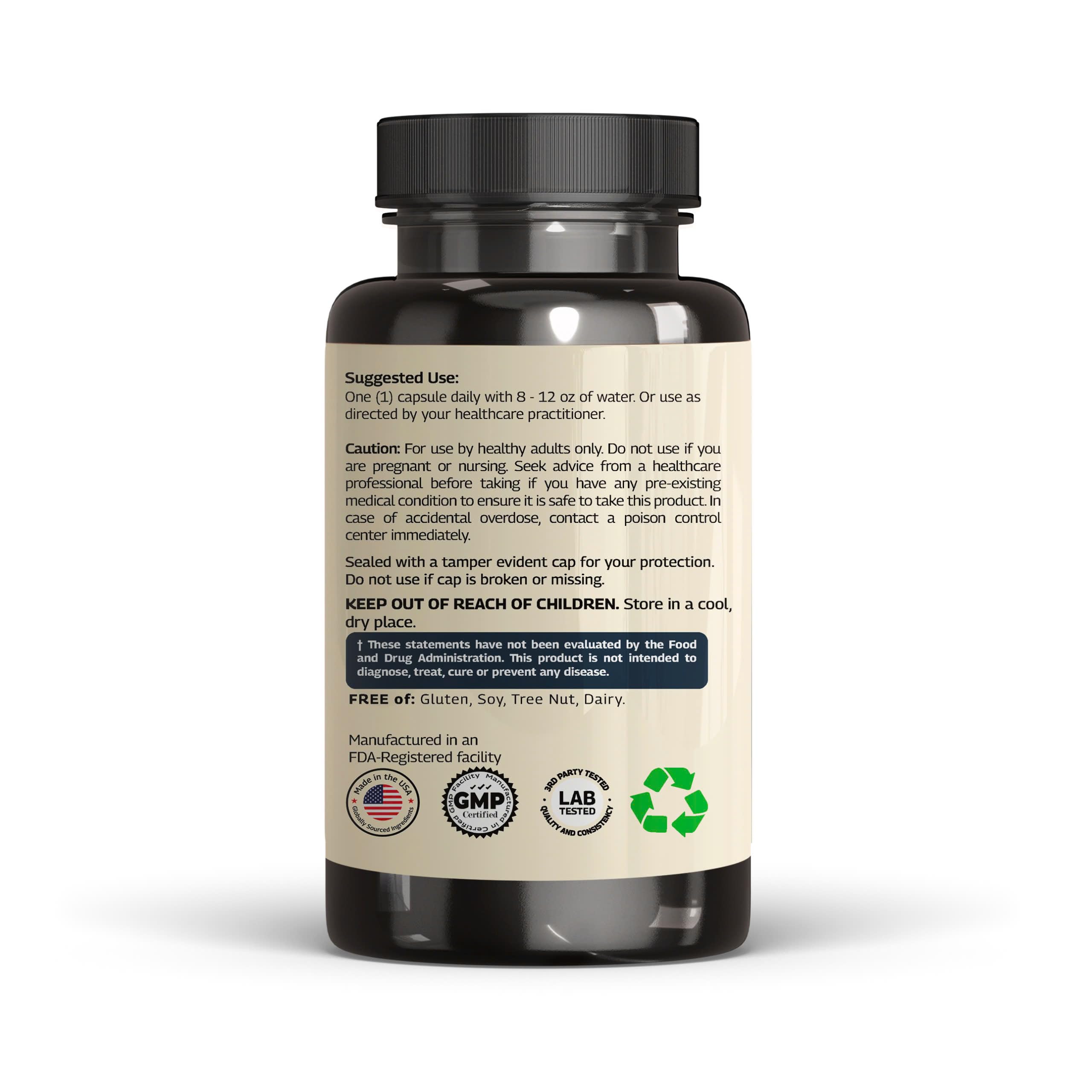 Complete 30-capsule bottle image of VINATURA Urolithin A
