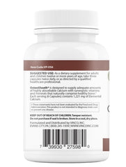 Illustration of OsteoSheath4 bone health ingredients including calcium forms