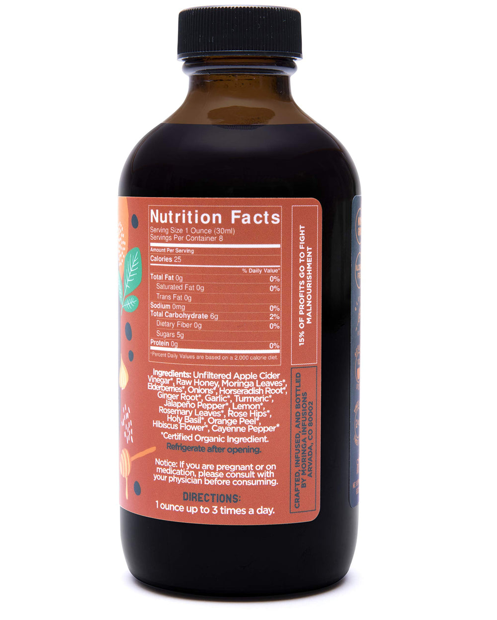 Suggestions for use of VINGA Lava Apple Cider Vinegar with Moringa