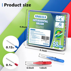 Compact packaging image of VINSULLA interdental brushes