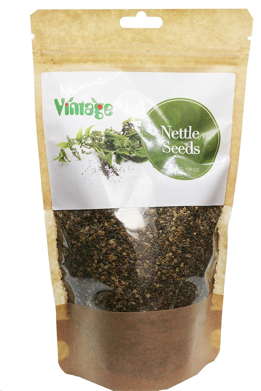 Dried nettle seeds for herbal tea
