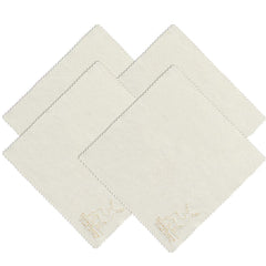 VIPbuy 4 pack natural chamois cleaning cloths 6x6 packaging