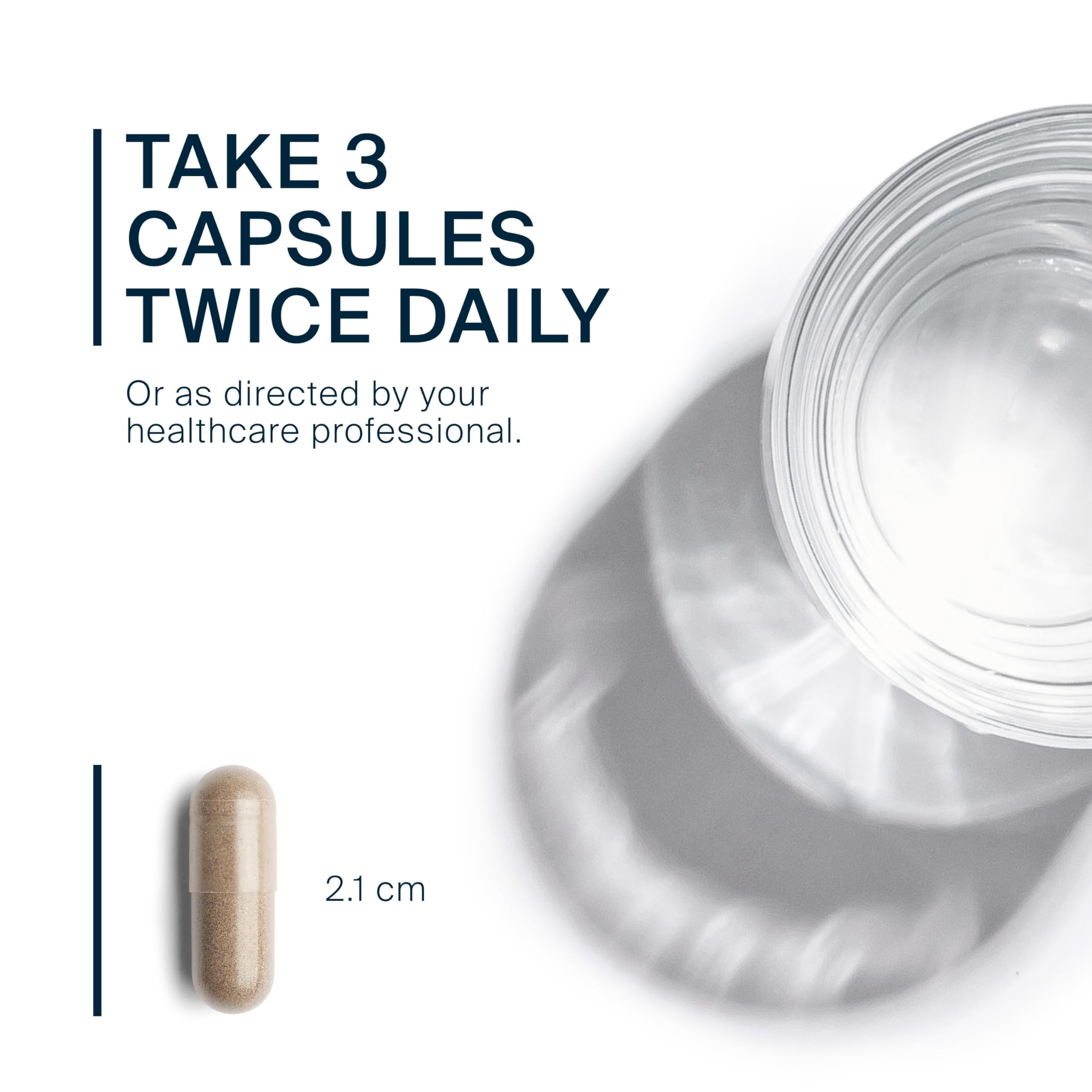 Capsules of ViraCon displayed in a dish