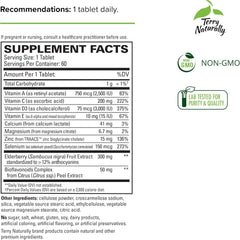 Close-up of ViraPro capsules showing herbal blend