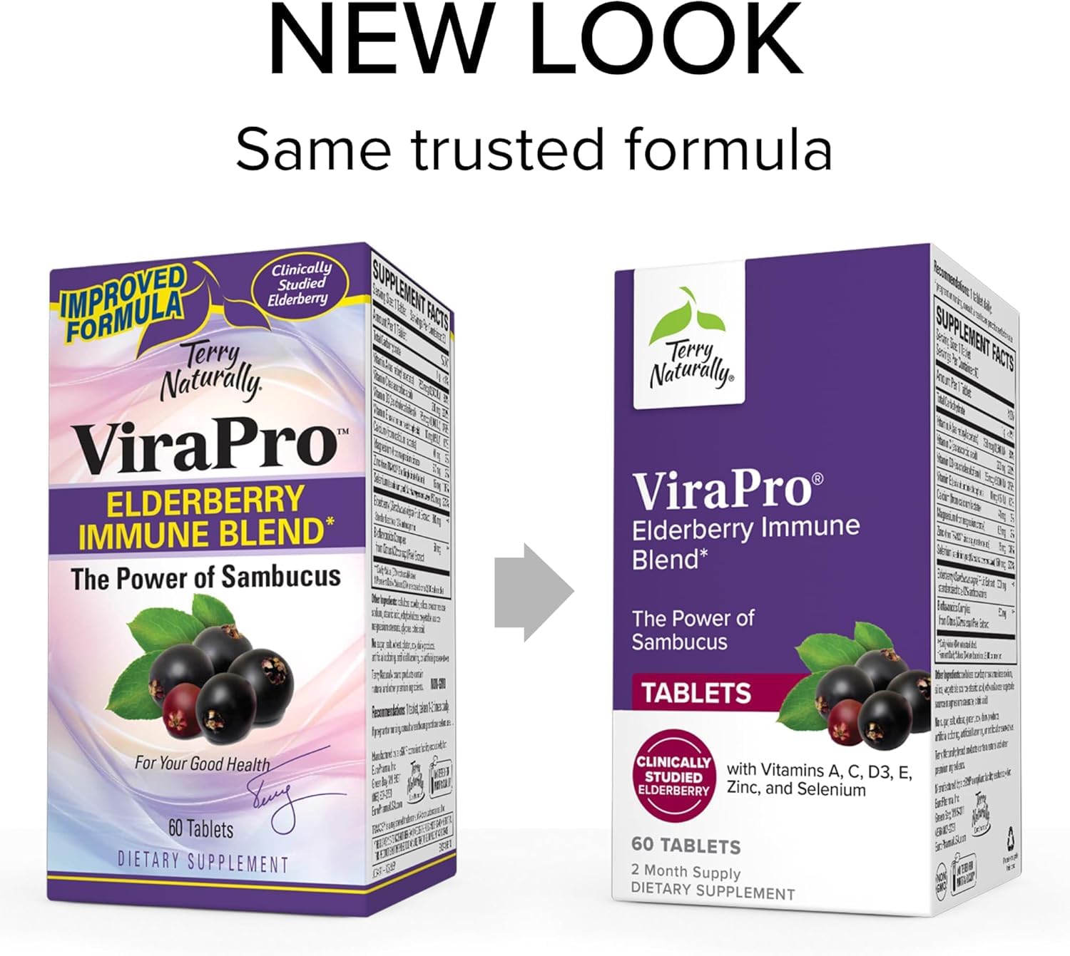 ViraPro tablets for immune support with elderberry, zinc and selenium