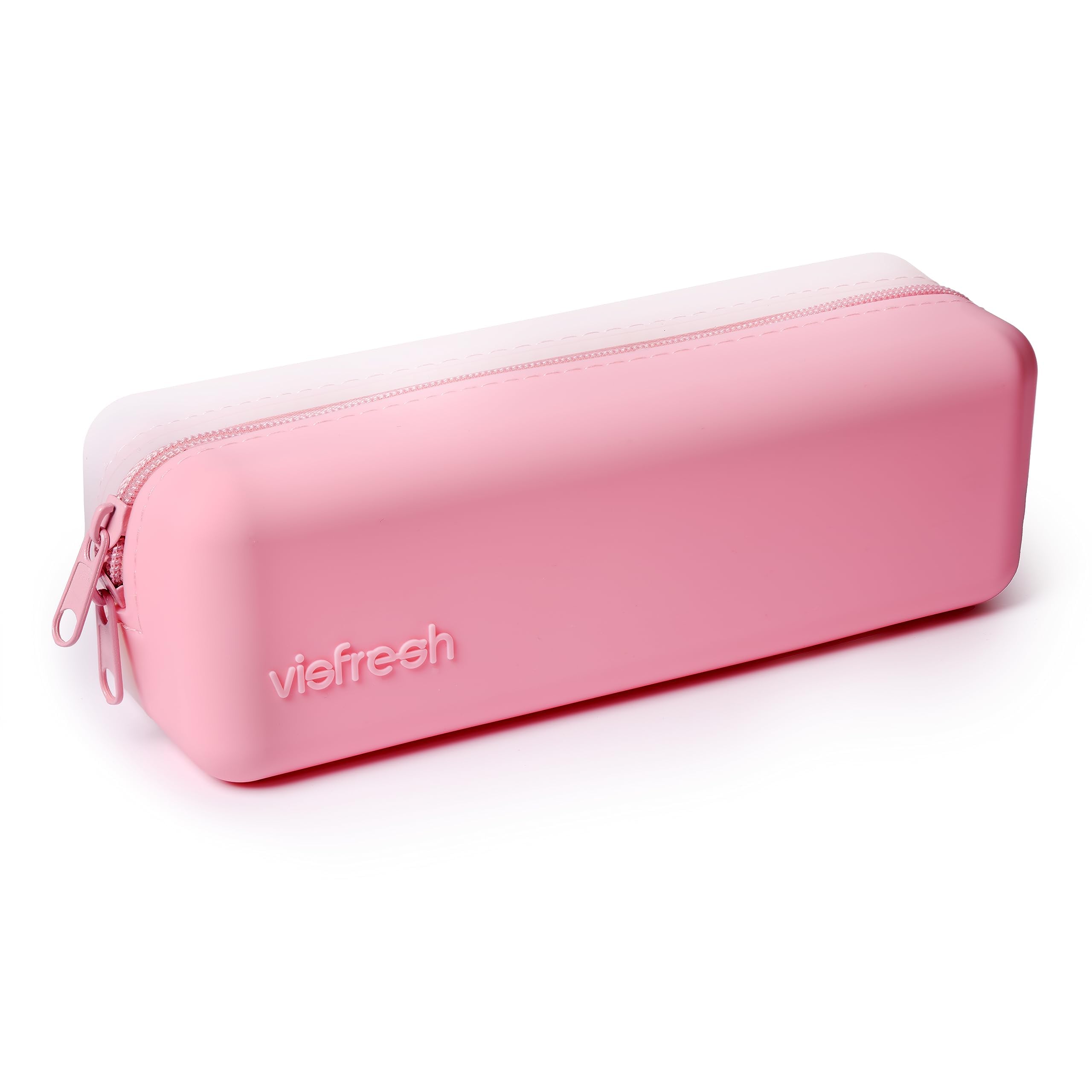 Visfresh pink disposable daily contact-lens case front view