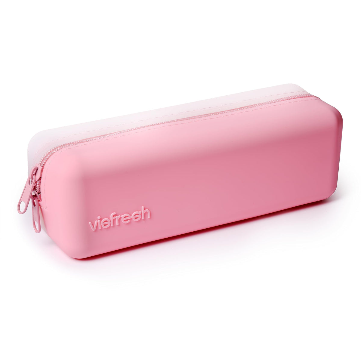 Visfresh pink disposable daily contact-lens case front view