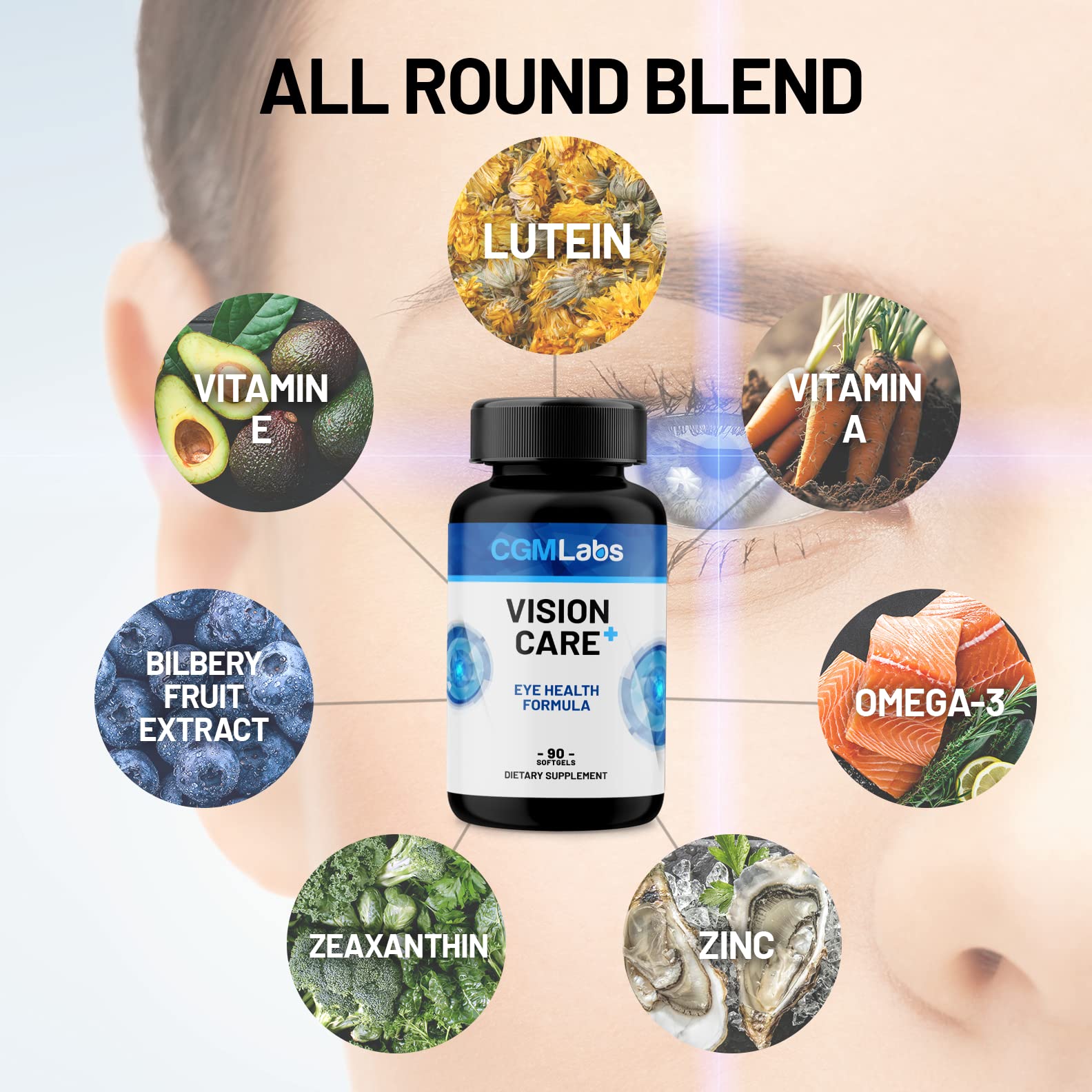 Vison Care Plus bottle - side view