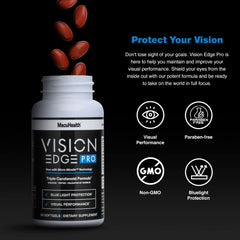 VISION EDGE PRO softgels close-up