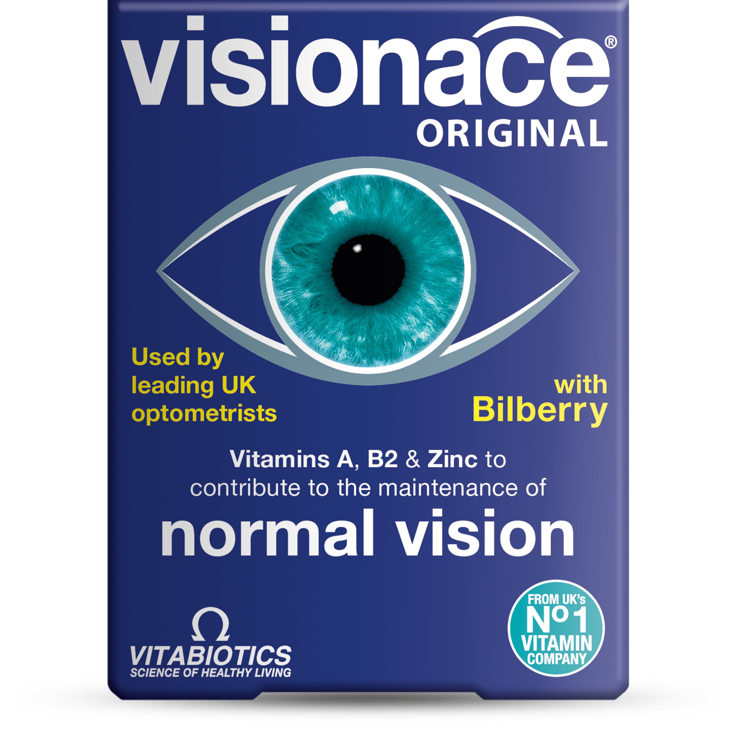 Visionace Original hero image with the bottle on a white background