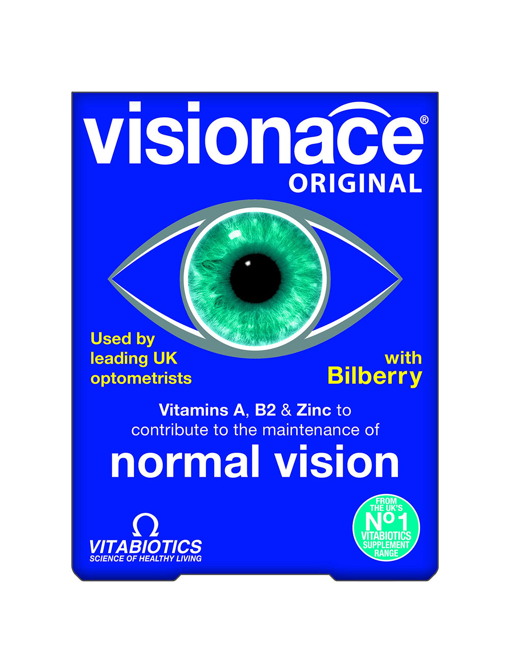 Packshot of Visionace Original 30 tablets