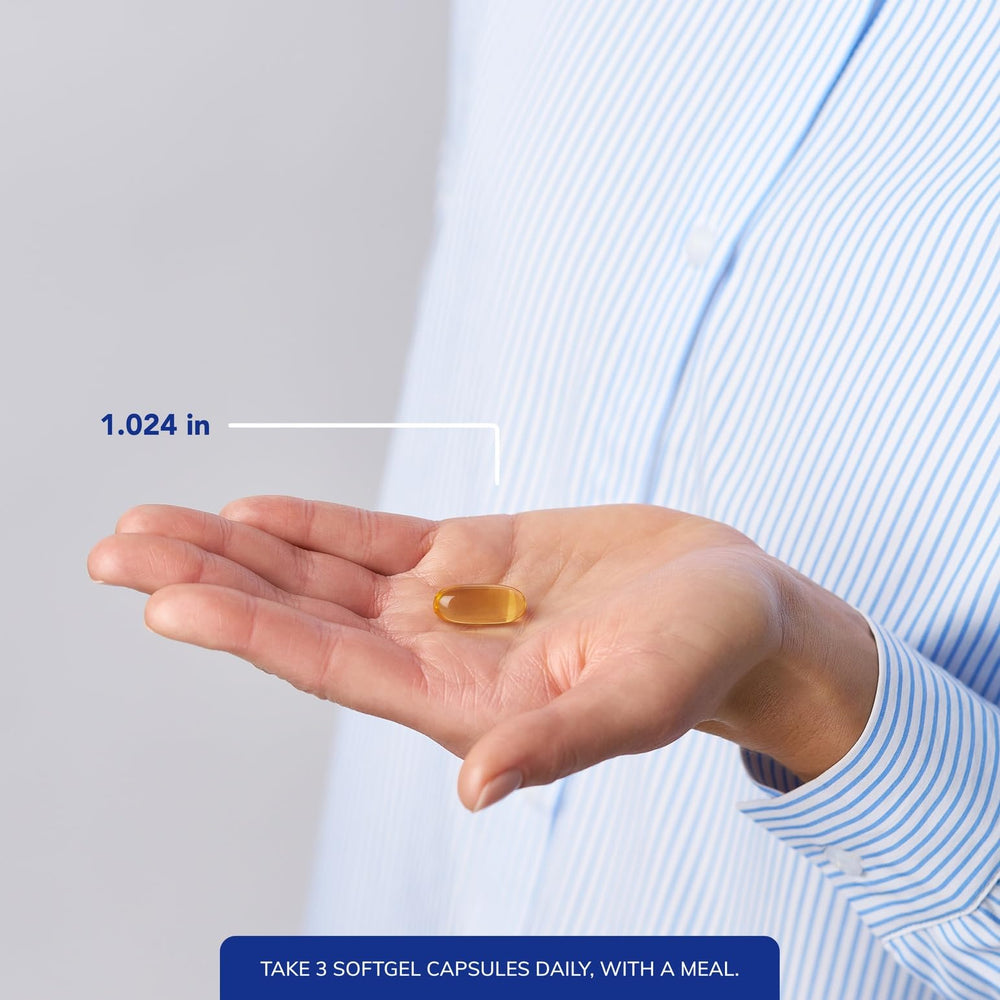 VisionPro label detailing EPA, DHA and GLA