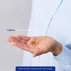 VisionPro label detailing EPA, DHA and GLA