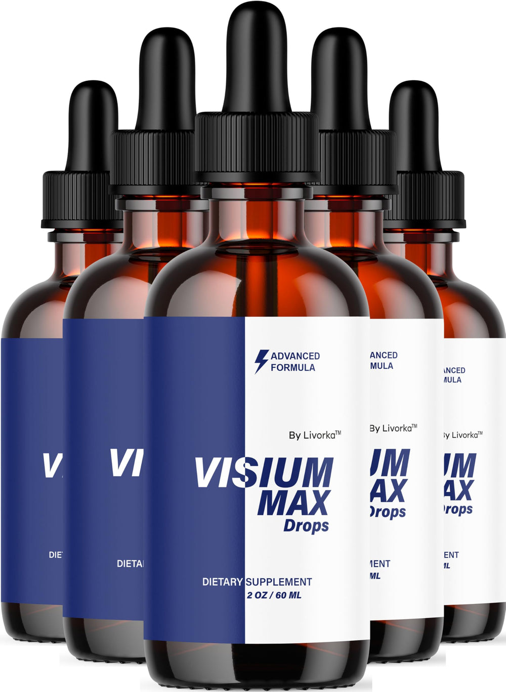 Visium Max Drops bottle front view